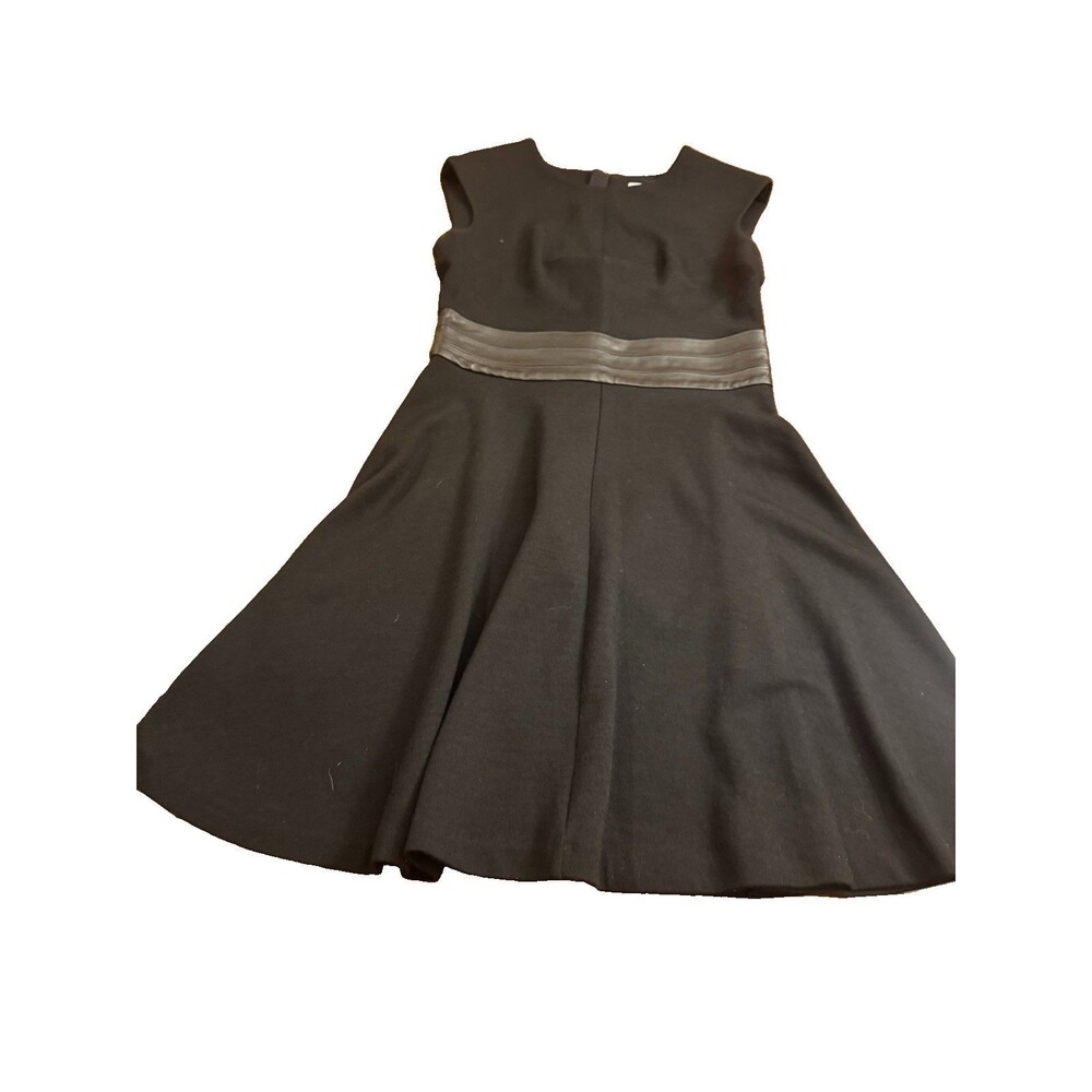 Milly Scoop Neck Sleeveless Jewel Black Mini Dress Size 8